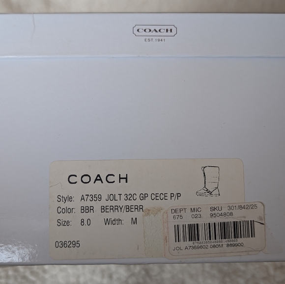 Coach Berry winter boots - Picture 15 of 17